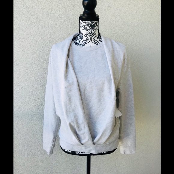 Lord & Taylor Tops - 🎈 Lord&taylor gray casual sweatshirt comfy NWT SP